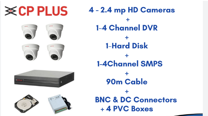 CP PLUS CCTV Camera Installation Service In Delhi NCR
